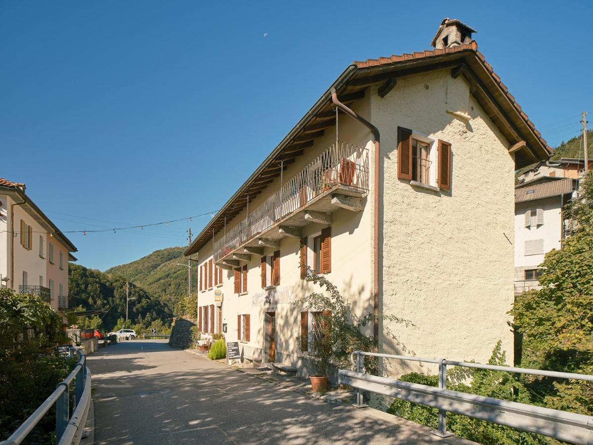 Osteria Gruetli Con Alloggio Borgnone Exterior foto