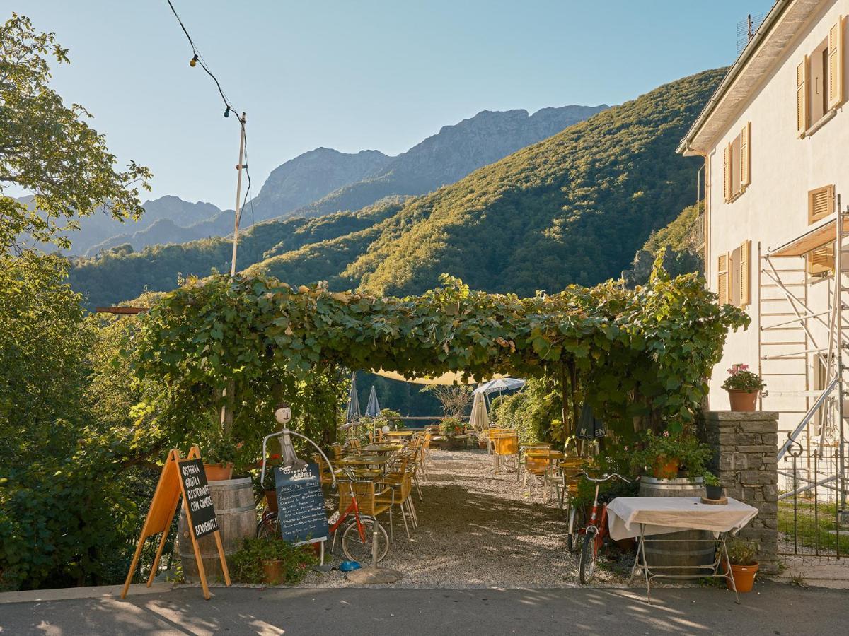 Osteria Gruetli Con Alloggio Borgnone Exterior foto
